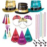 Colorful Confetti New Year's Eve Party Kit, 75pc