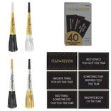 Black, Silver, & Gold New Year's Eve Favors & Games Kit