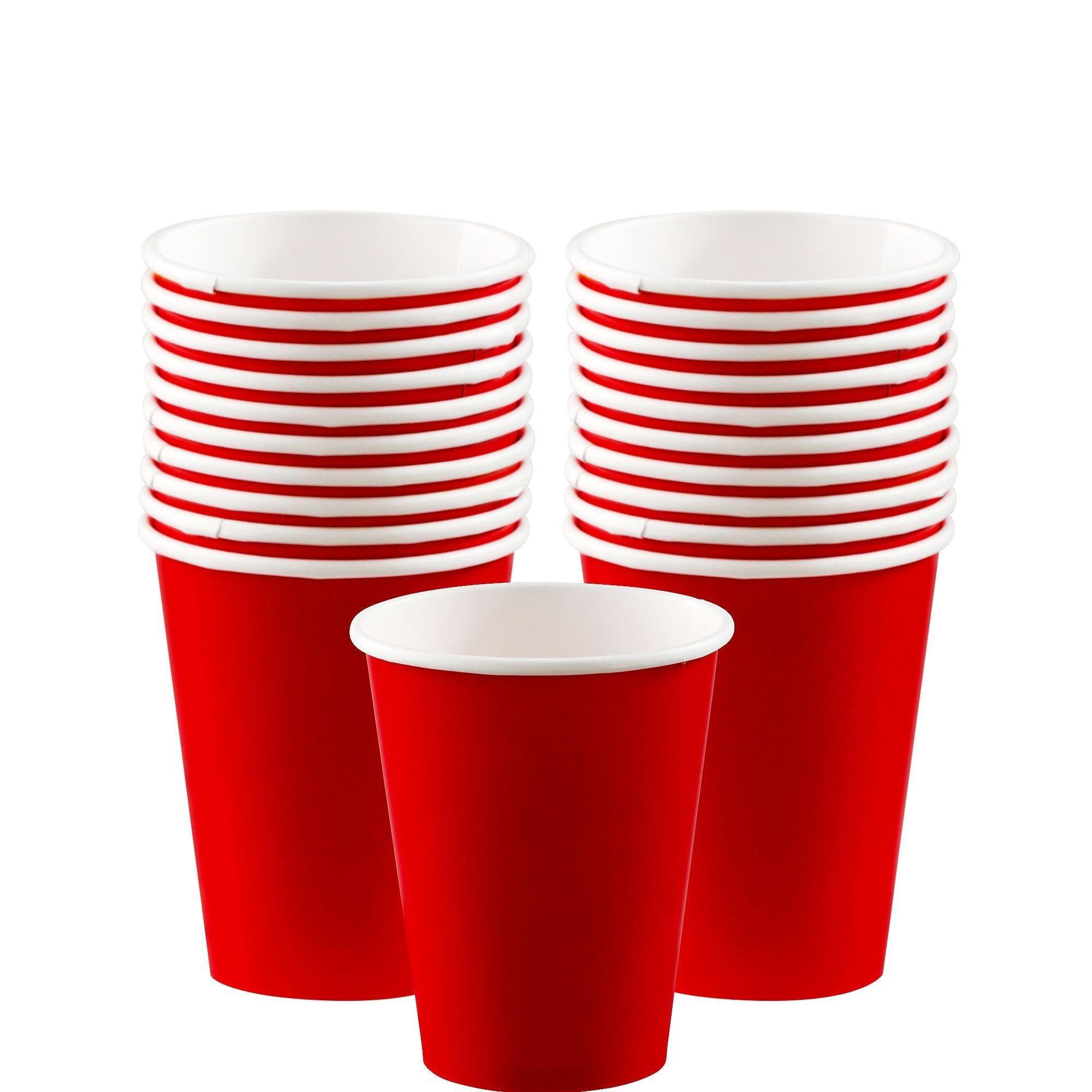 First Street - First Street Red Plastic Cup, 16 oz Cups (36 count)