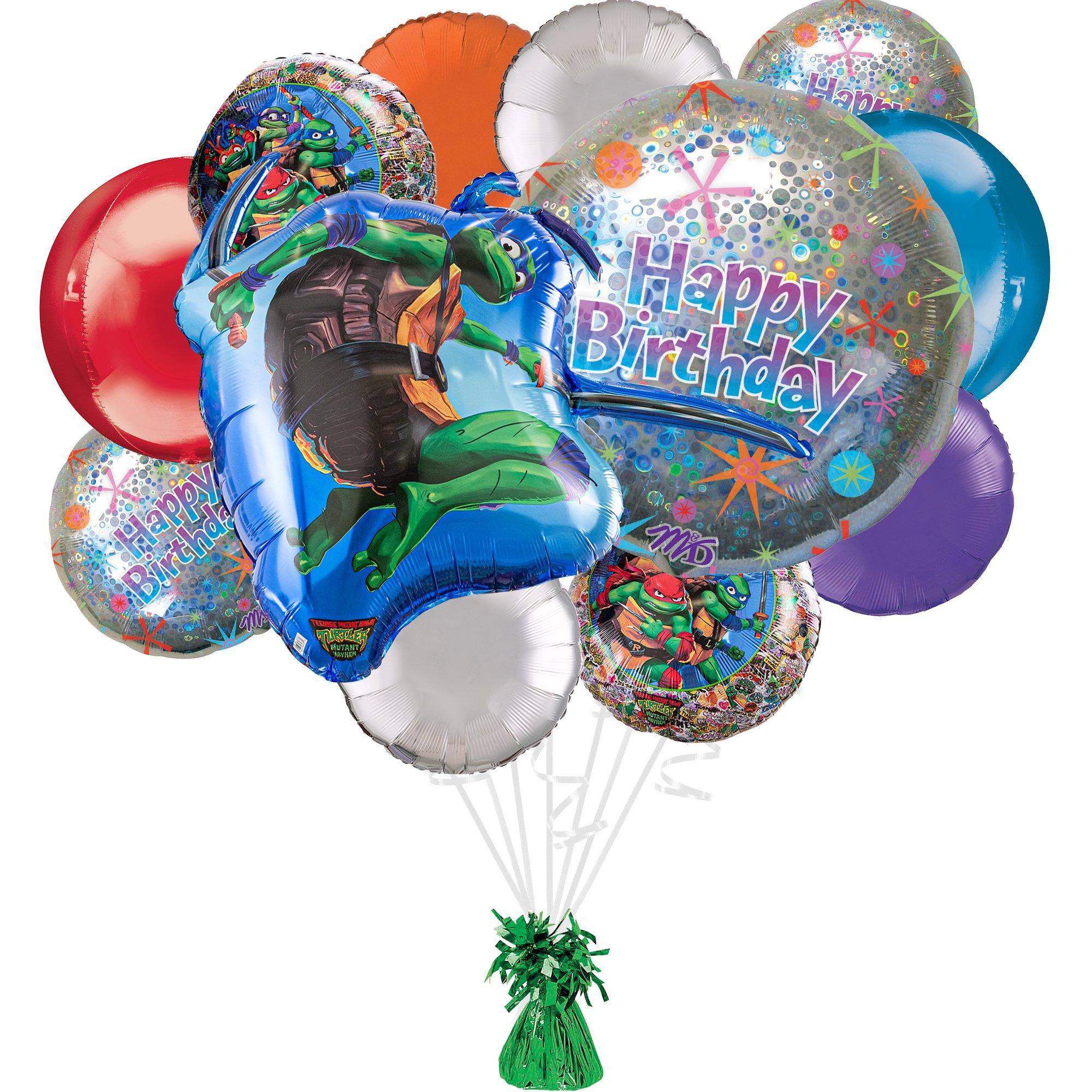 Happy Birthday Teenage Mutant Ninja Turtles Foil