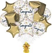 Confetti Sprinkle Congrats Foil Balloon Bouquet