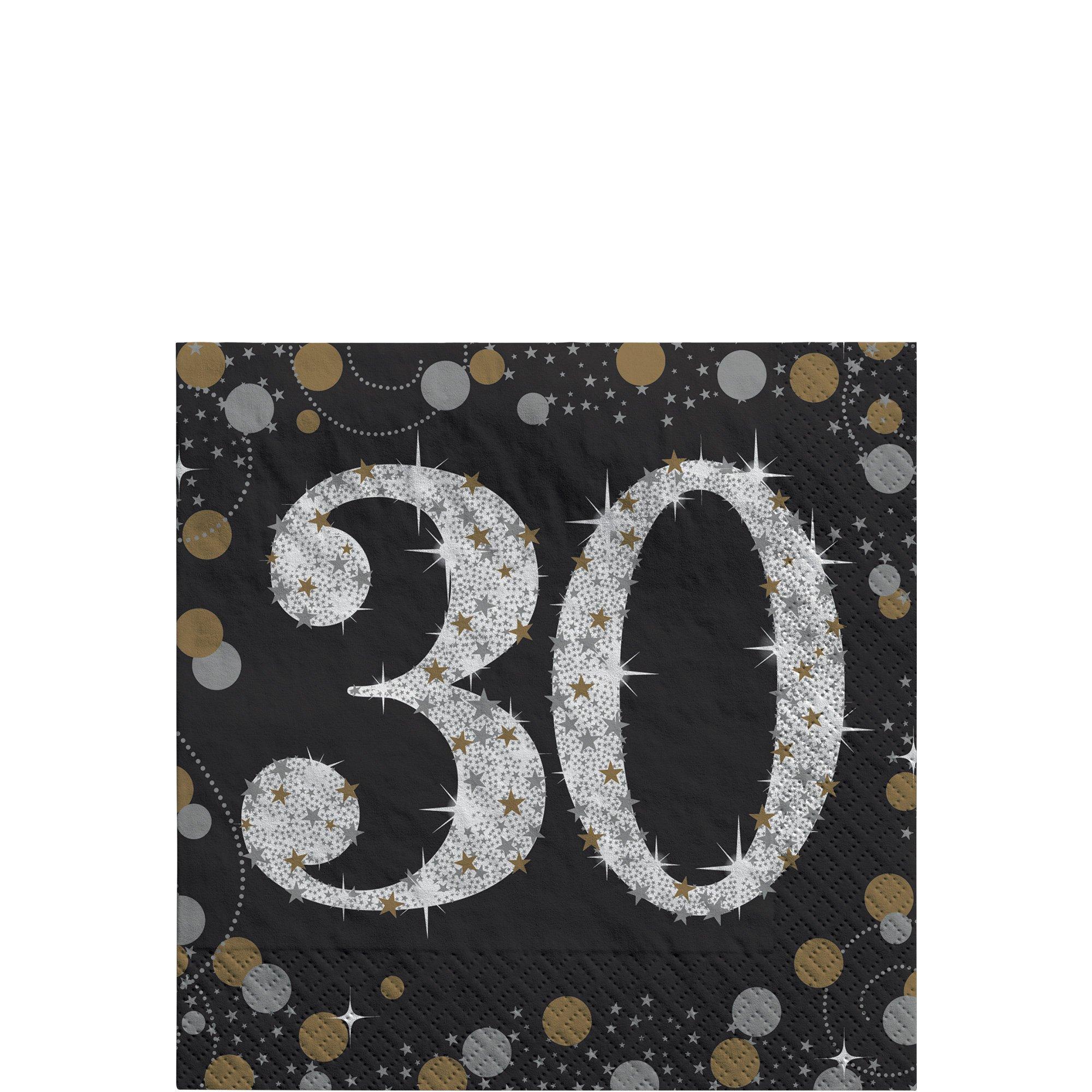 Milestone Beverage Napkins, 16ct - Sparkling Celebration