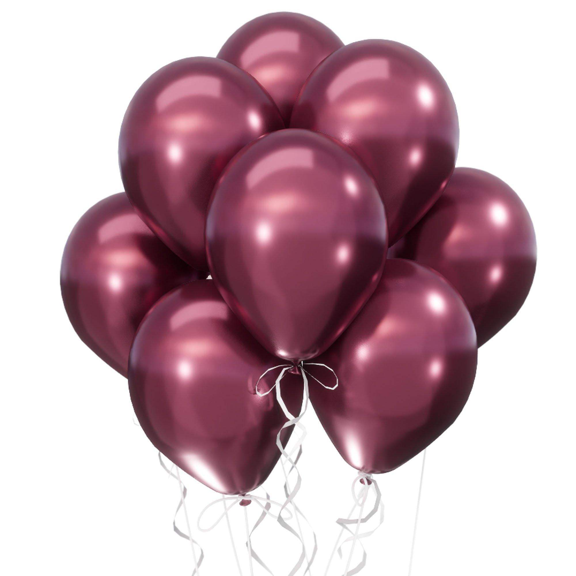 Metallic Lux™ Cherry Liquor Red Premium Latex Balloons - Luxaire™