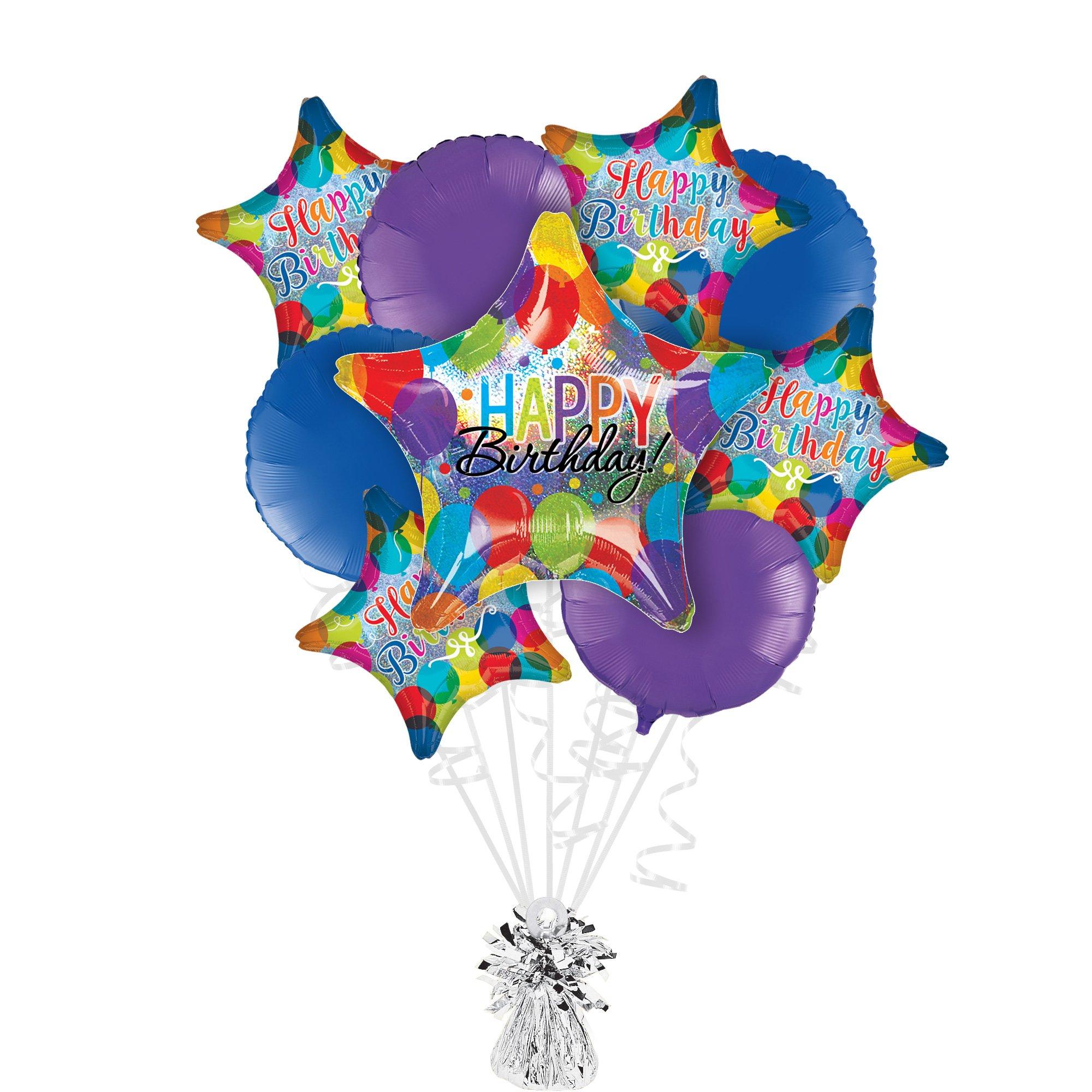 Balloon Bash Birthday Foil Balloon Bouquet