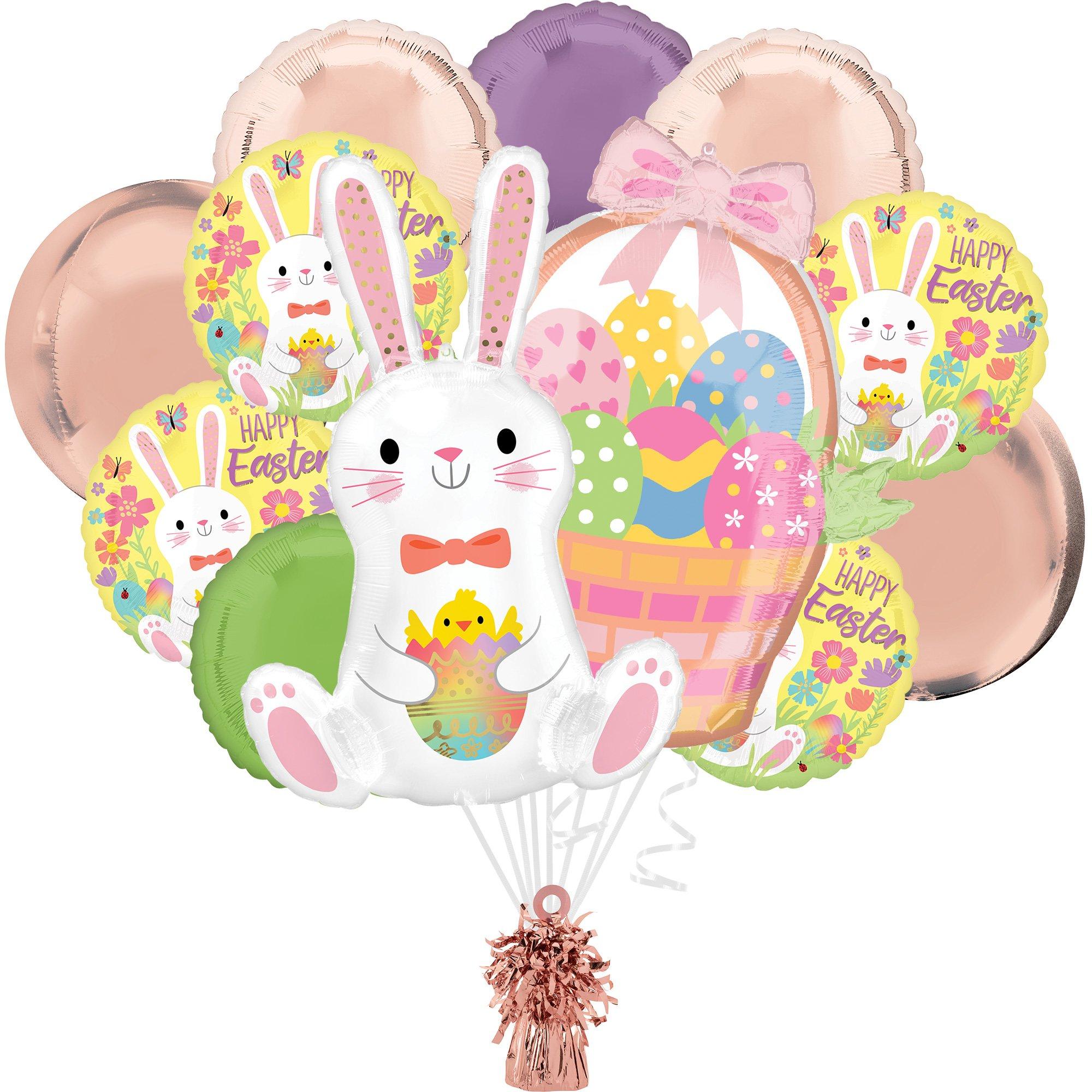 Bunny Love Easter Foil Balloon Bouquet