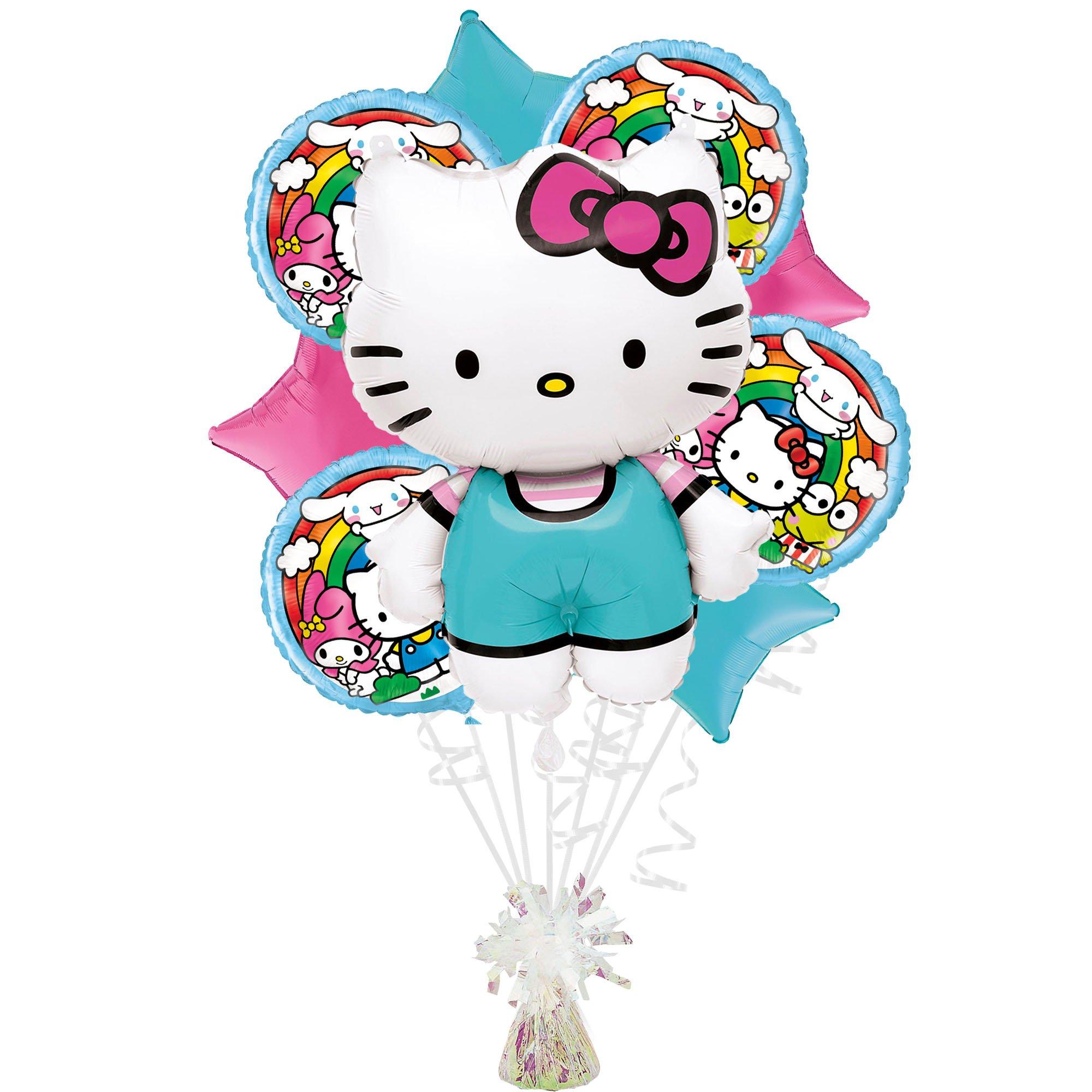 Hello Kitty & Friends Foil Balloon Bouquet with Balloon Weight