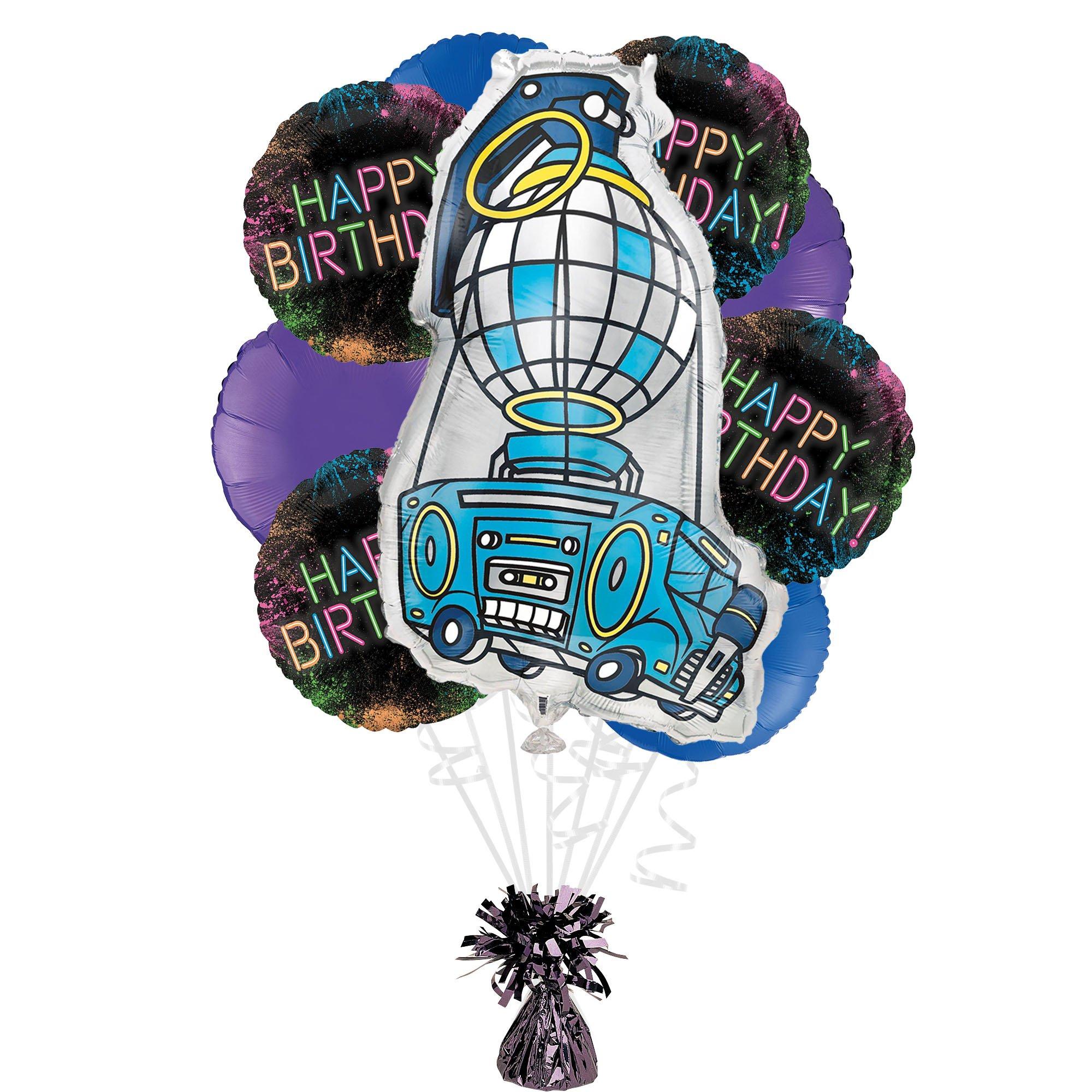 Fortnite Foil Balloon Bouquet with Balloon Weight