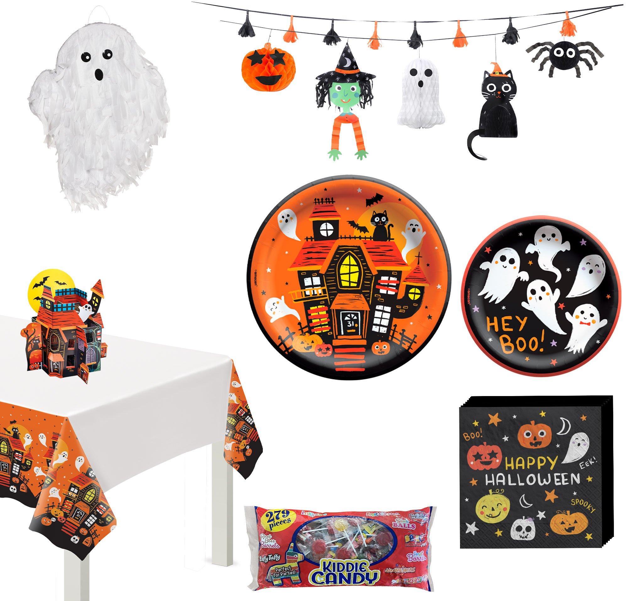 Spooky Friends Halloween Party Supplies Pack for 50 Guests