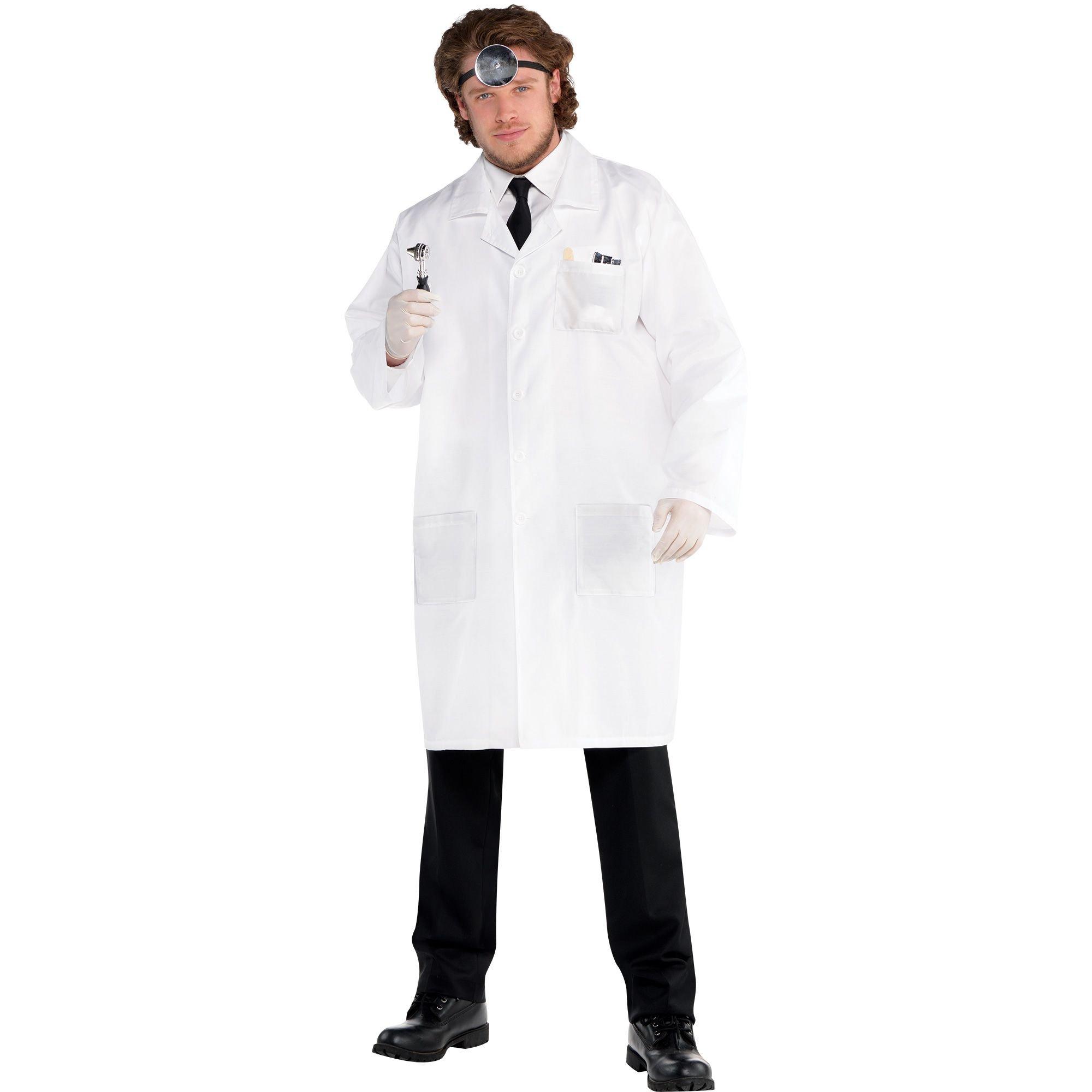 White lab clearance coat fancy dress