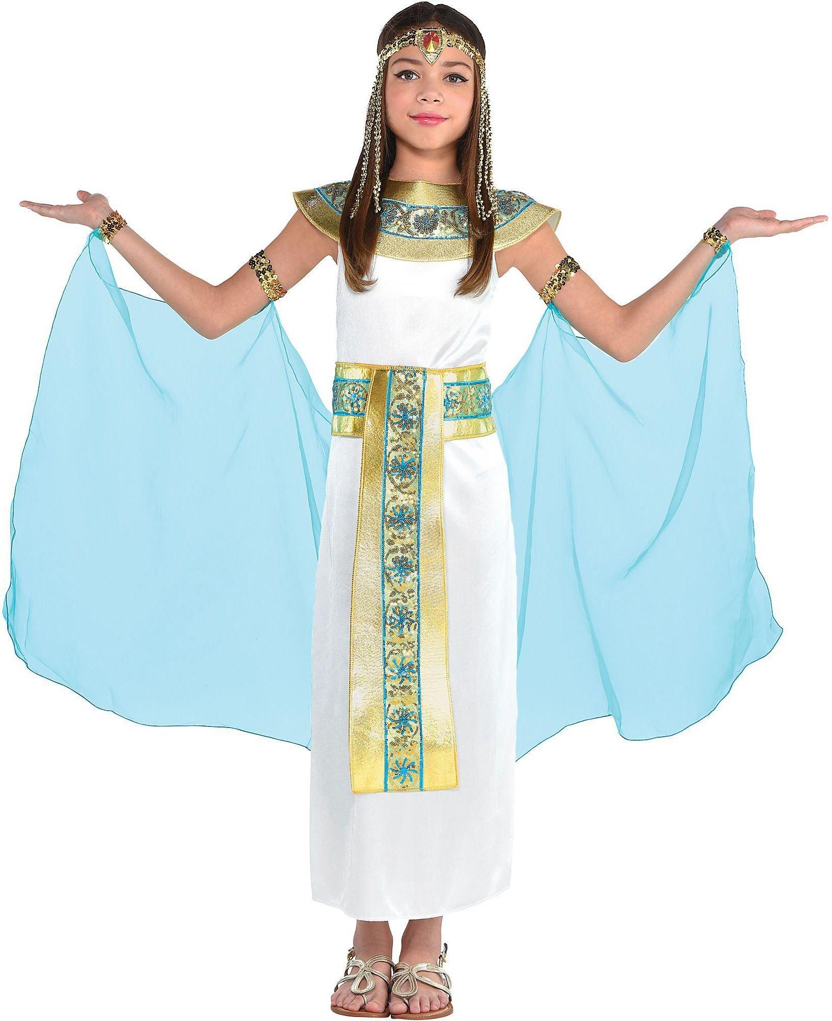 Klappe Rektangel Luftfart Girls Shimmer Cleopatra Costume | Party City