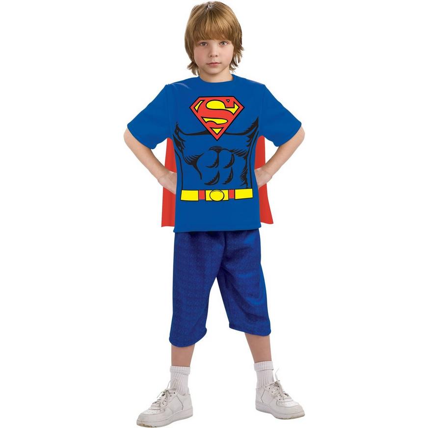 Boys Superman T-Shirt with Cape