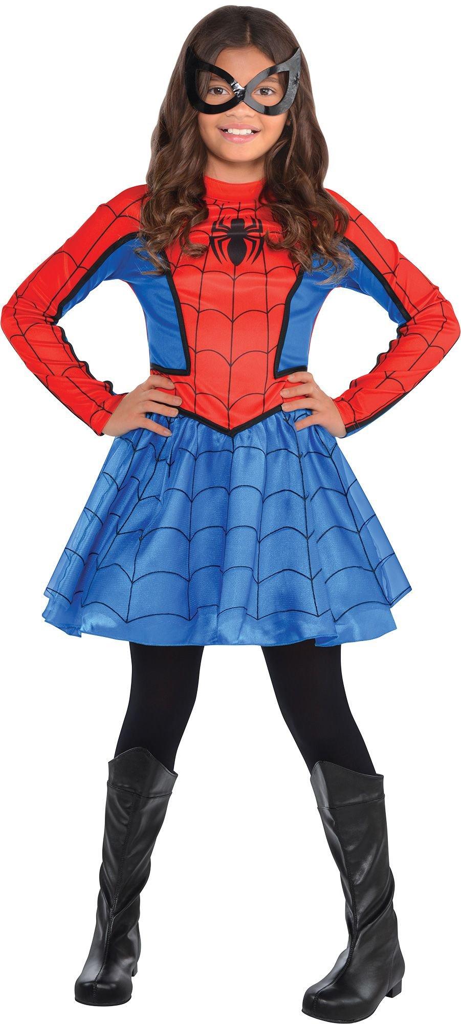 Girls Red Spider-Girl Costume