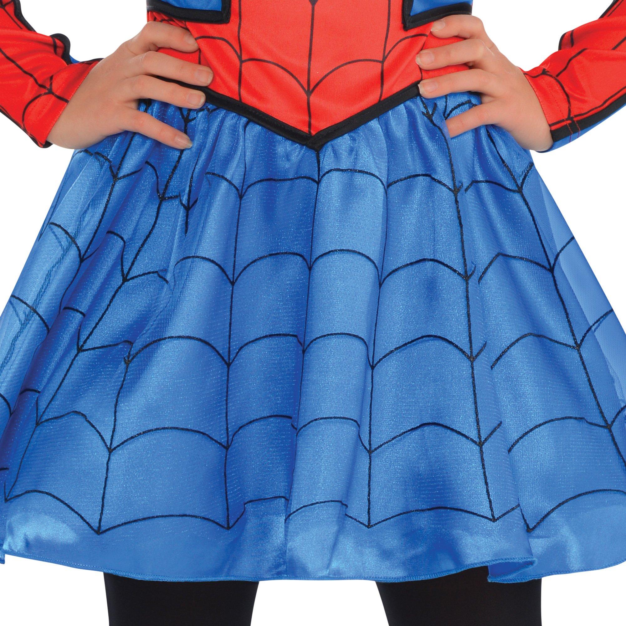 Girls Red Spider-Girl Costume