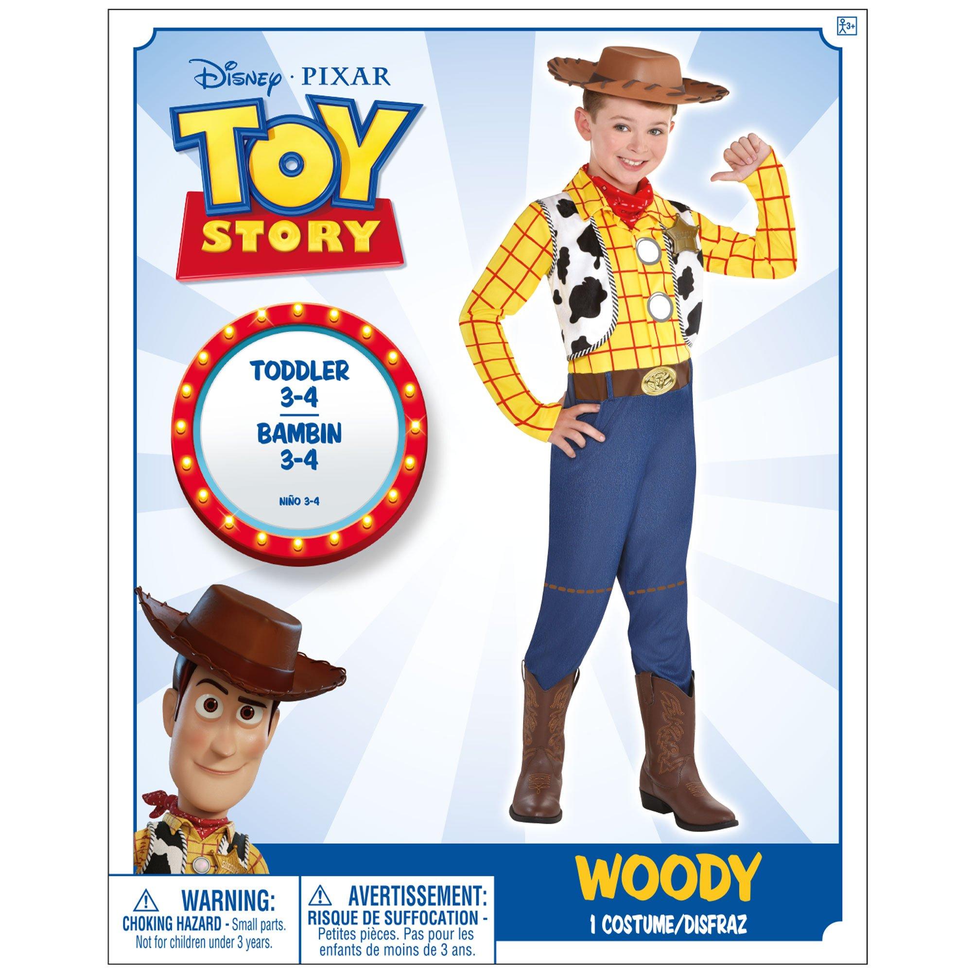 Disney Deluxe Woody Toy Story - Disfraz para niño