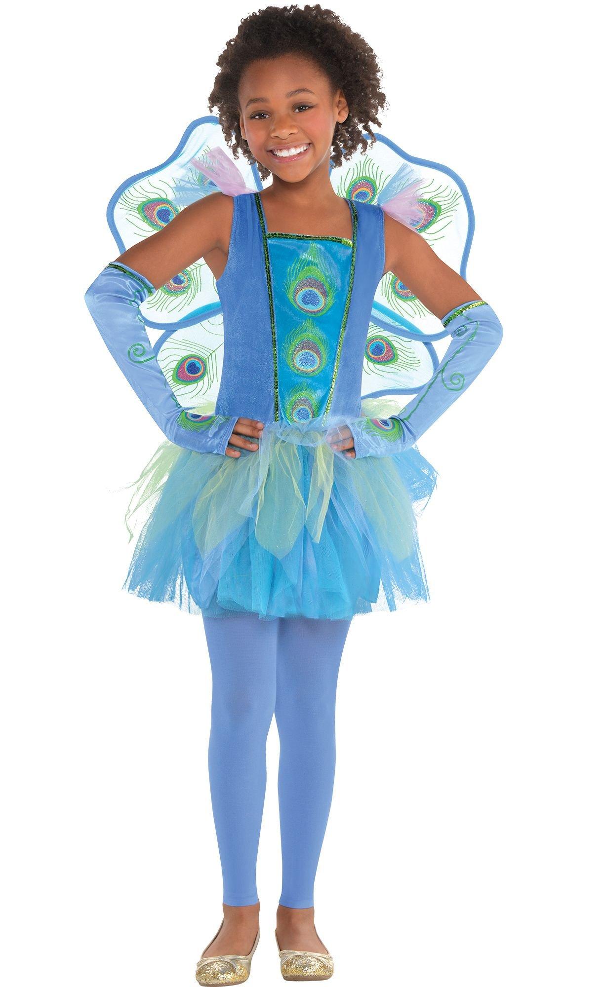 Girls Princess Peacock Costume