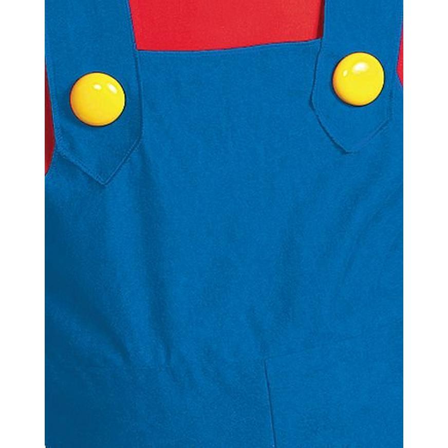 Adult Mario Costume Plus Size Premium - Super Mario Brothers