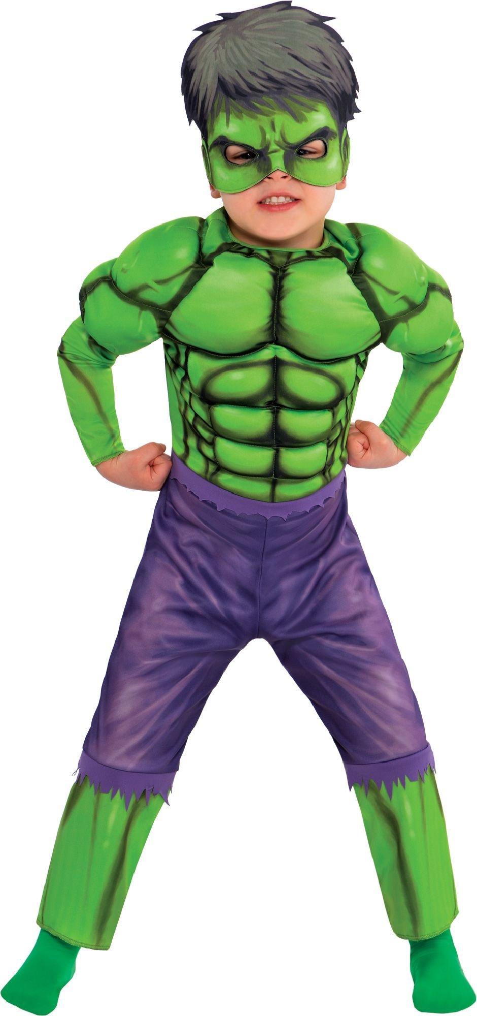 Toddler Boys Hulk Muscle Costume Classic