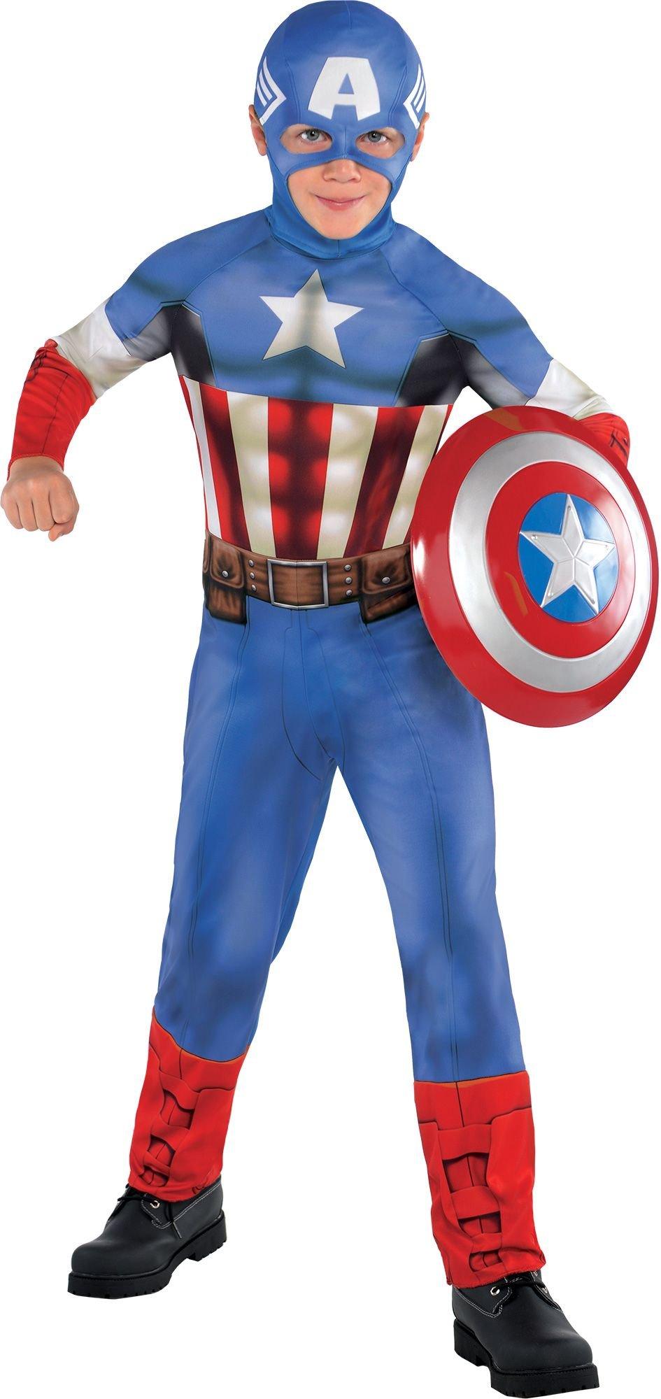 Boys Captain America Costume Classic