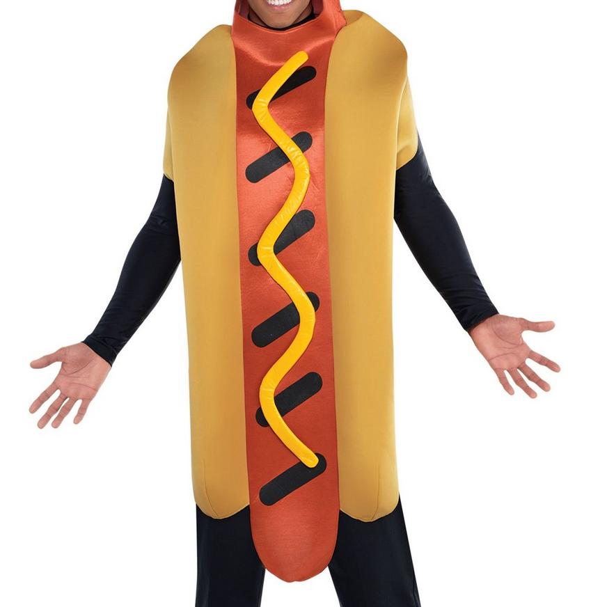 atmosphere lawn Gasping Adult Hot Diggity Hot Dog Costume | Party City