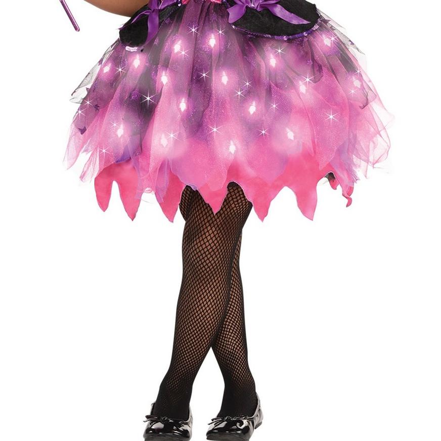 Kids' Light-Up Sparkle Witch Deluxe Costume