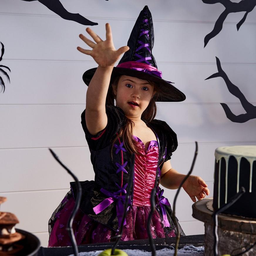Kids' Light-Up Sparkle Witch Deluxe Costume