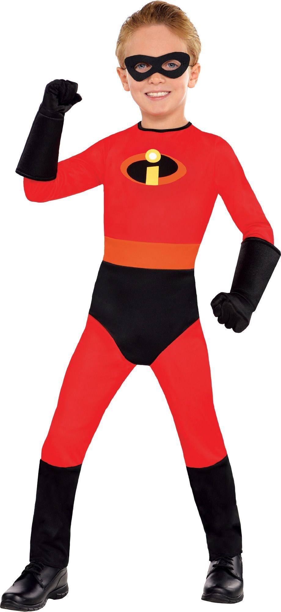  Party City Mr. Incredible Disfraz de Halloween para hombre,  Disney, The Incredibles, tamaño estándar, con guantes y máscara : Ropa,  Zapatos y Joyería