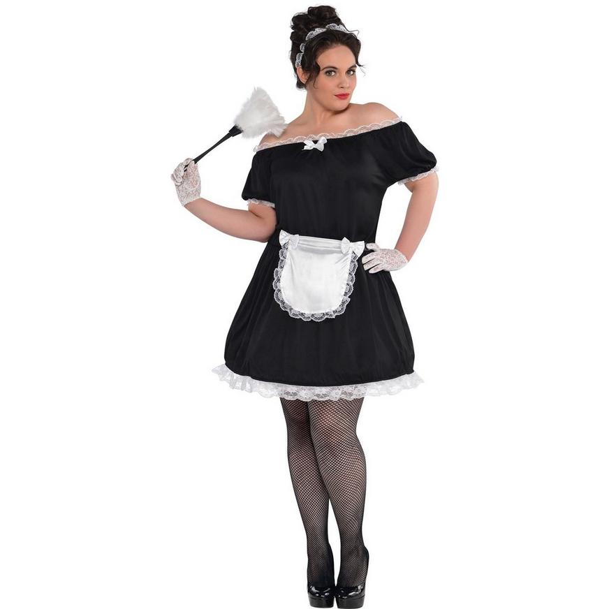 Adult French Maid Costume Plus Size ...