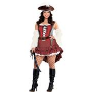 Adult Castaway Pirate Costume Plus Size