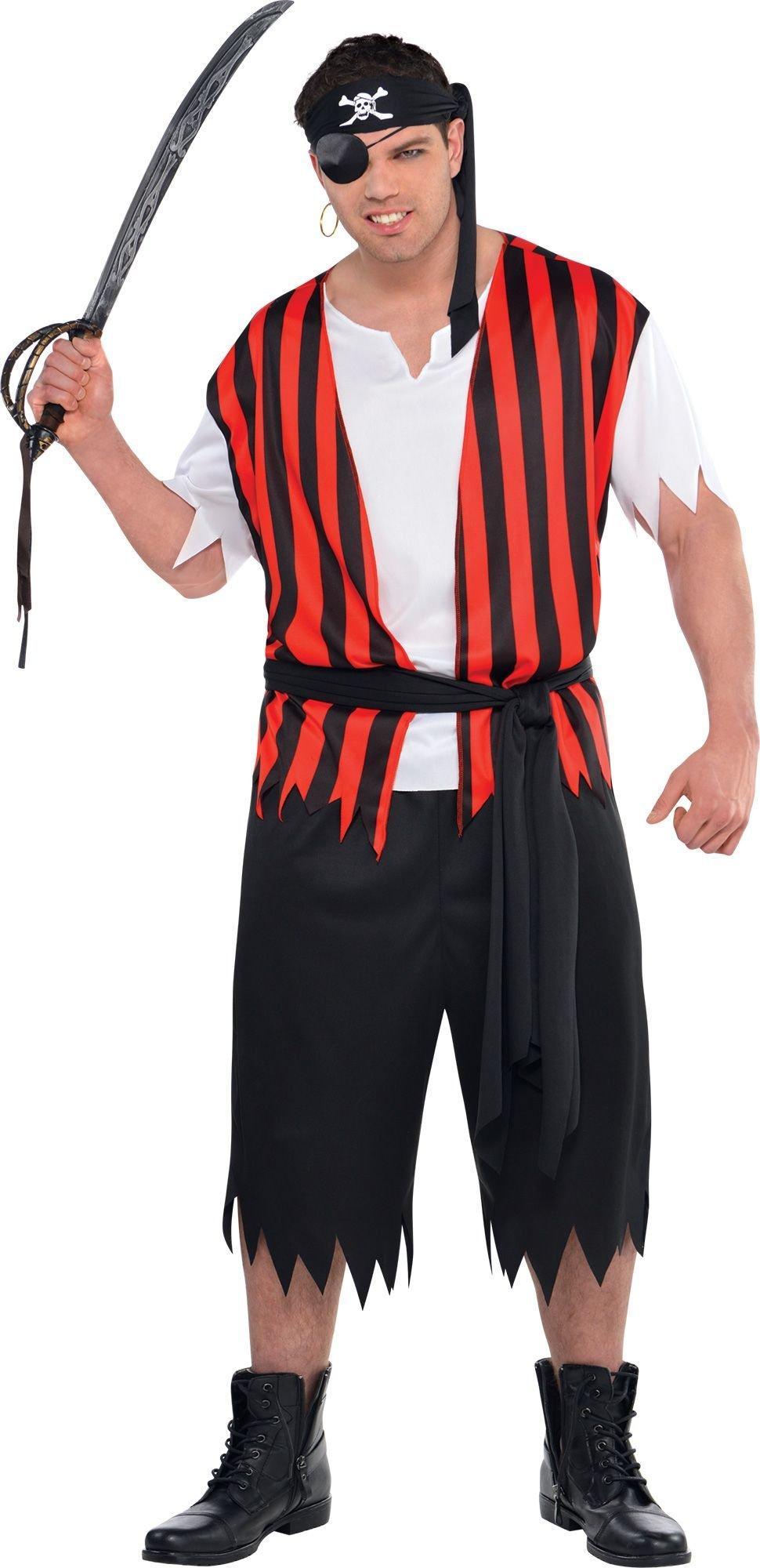 Adult Ahoy Matey Pirate Costume Plus Size