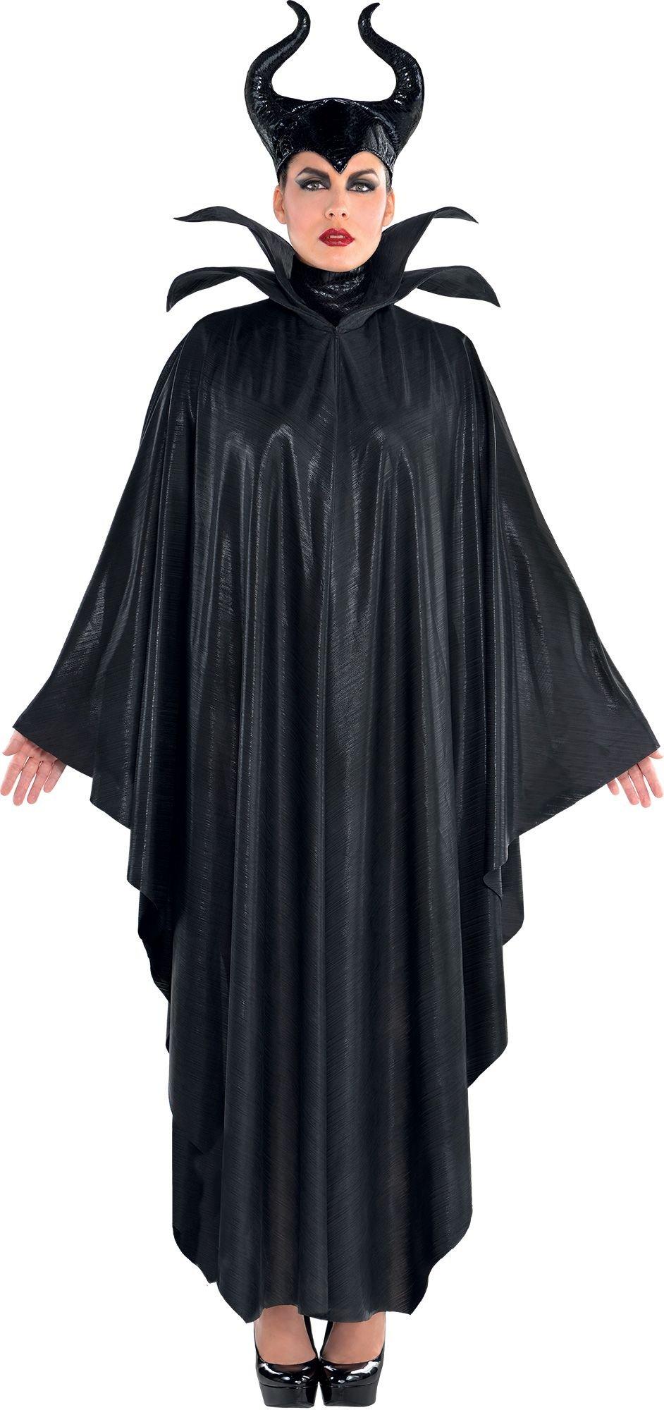 Kids Maleficent Cosplay Costume Dress Headband Girls Halloween