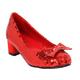 Girls Red Sequin Shoes