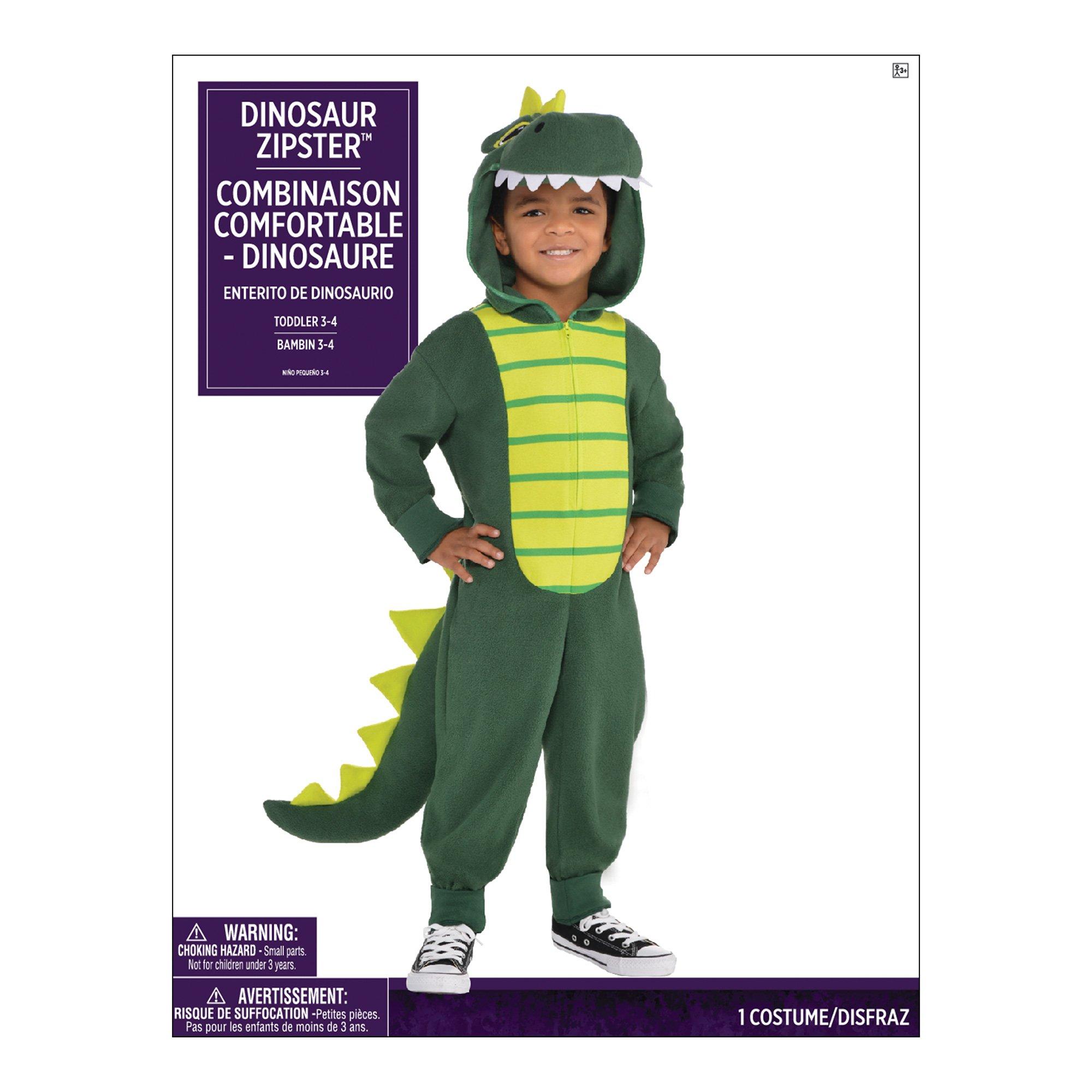 Toddler Zipster Dinosaur One Piece Costume