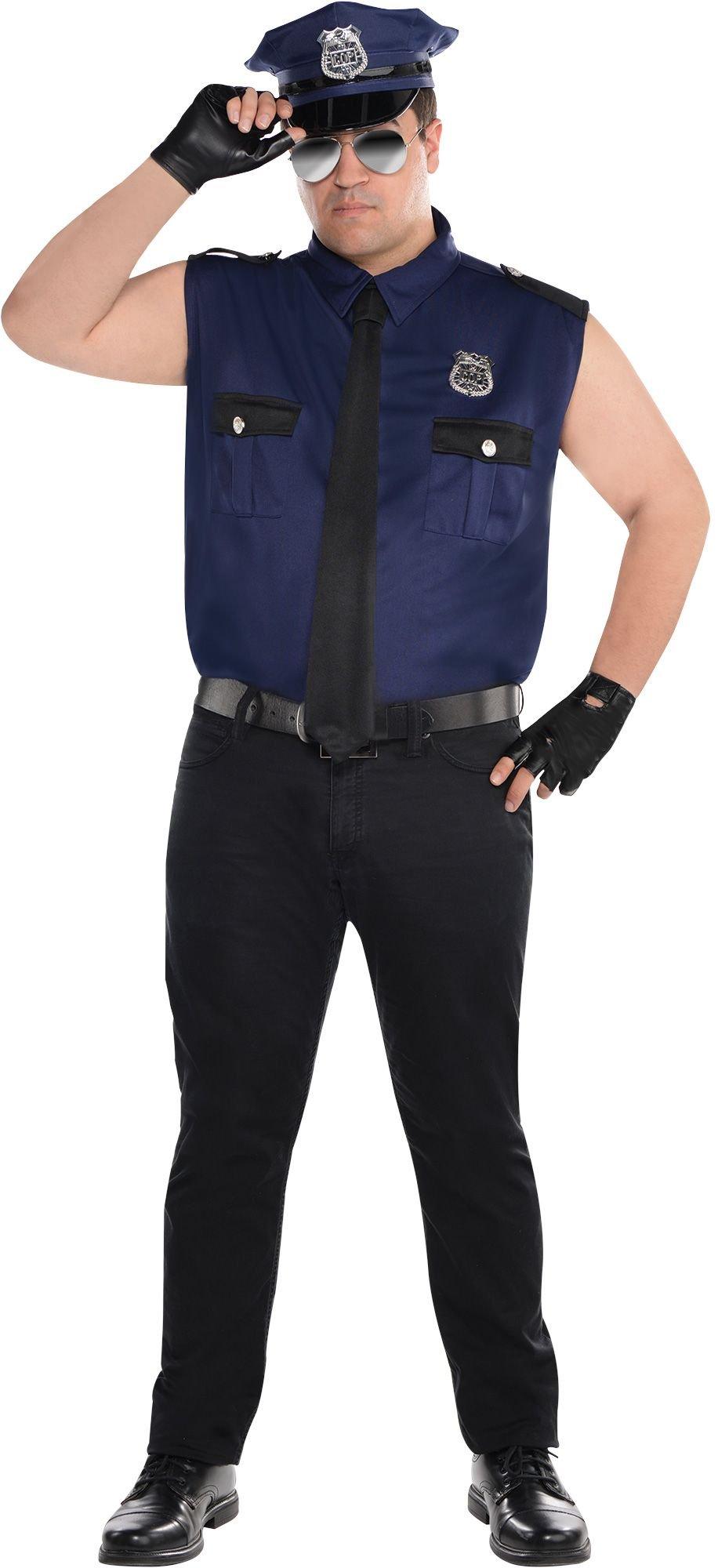 Adult Under Arrest Cop Costume Plus Size | Party City