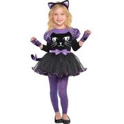 Girls Miss Meow Cat Costume