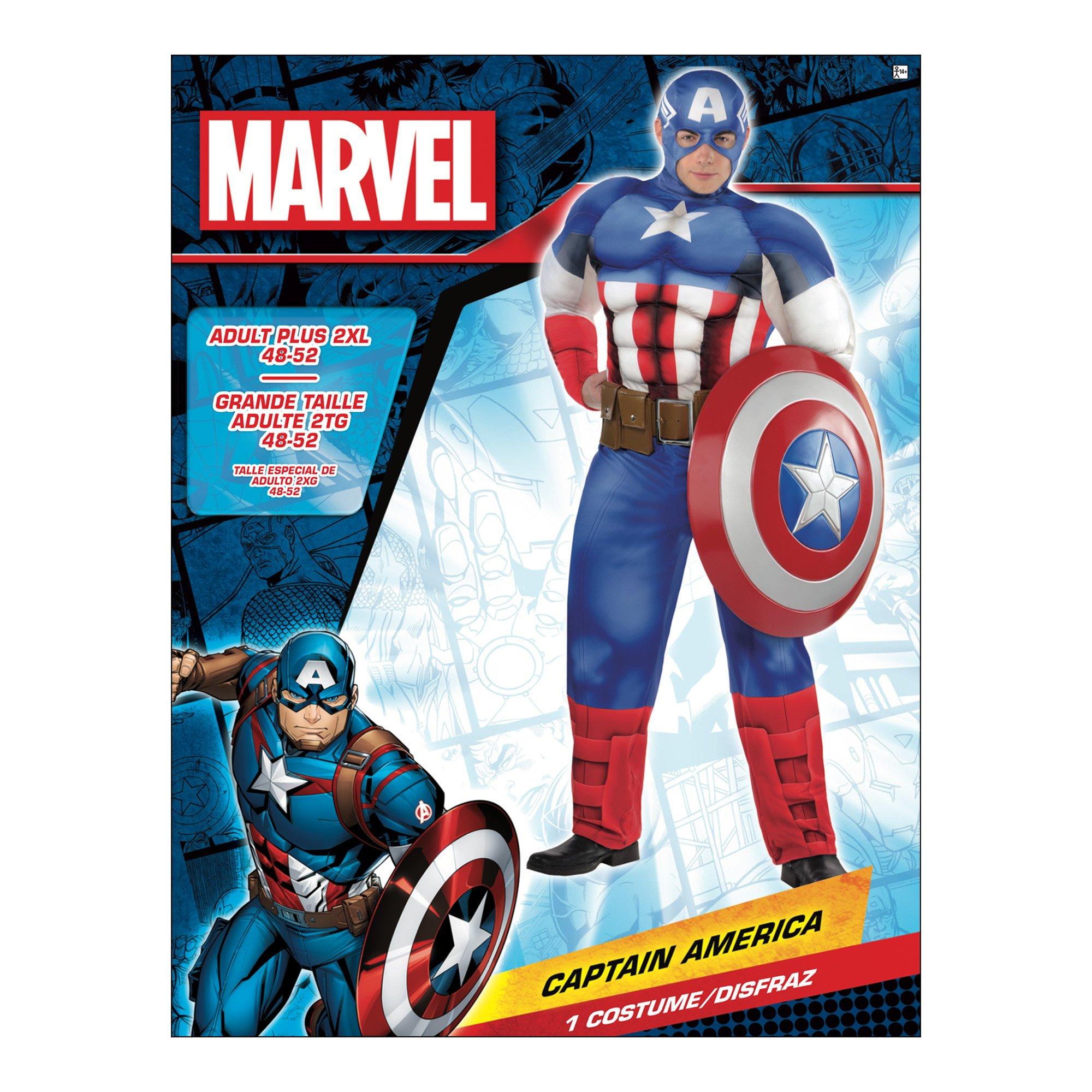 Plus Size Captain USA Costume main image 0