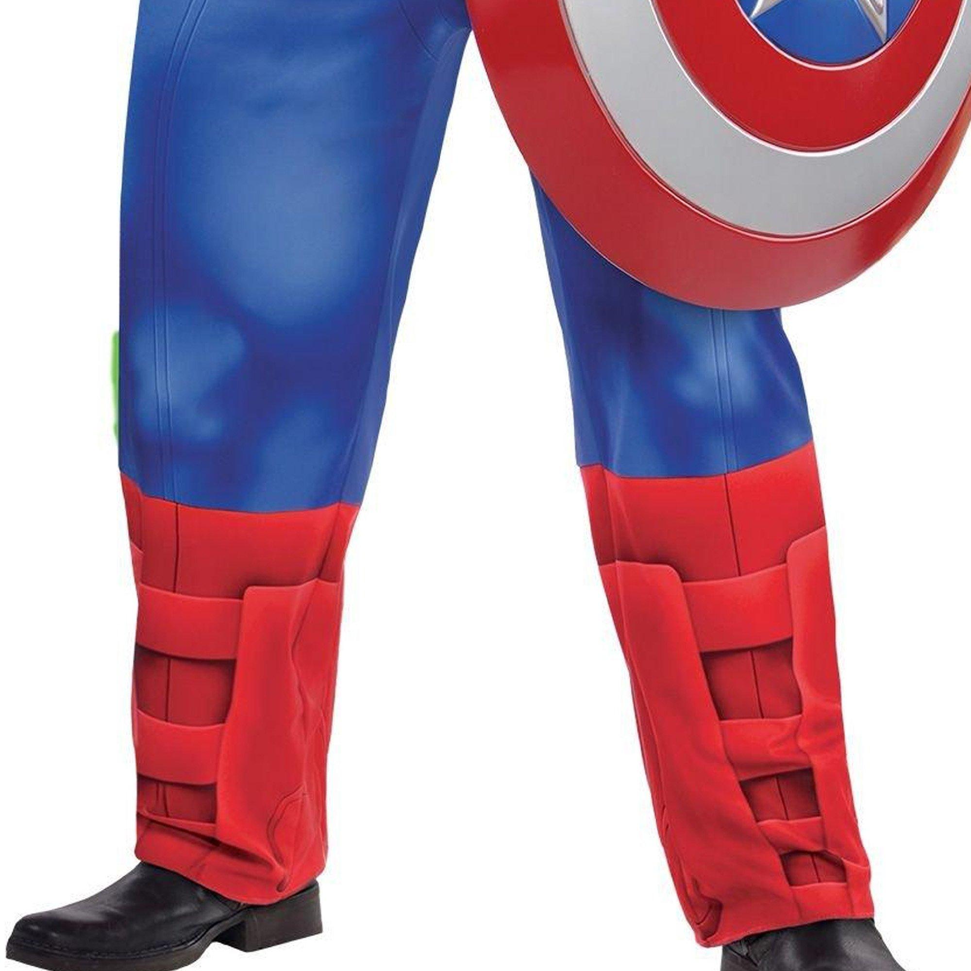 Adult Captain America Muscle Costume Plus Size