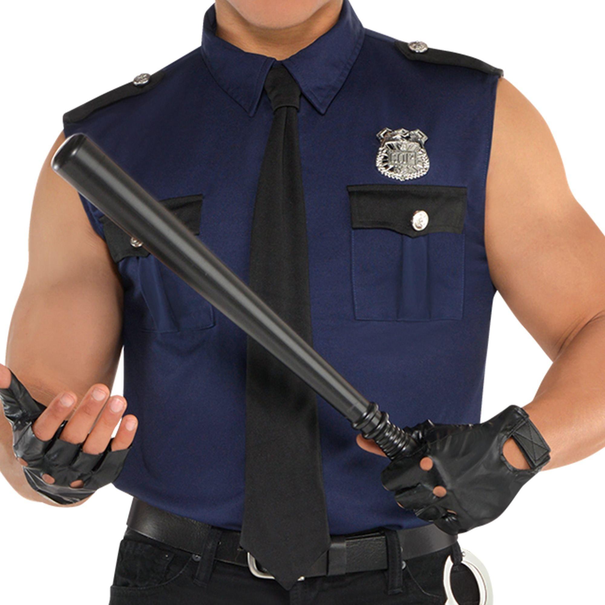 Adults Mens Under Arrest Police Sexy Cop Fancy Dress Stripper