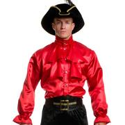 Red Captain Pirate Shirt