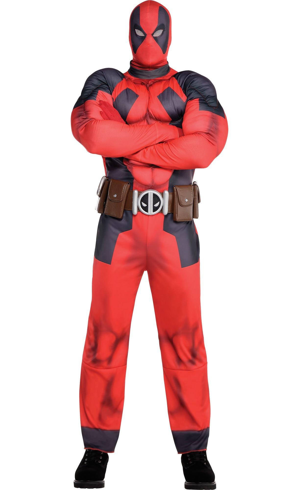Adult Deadpool Muscle Costume