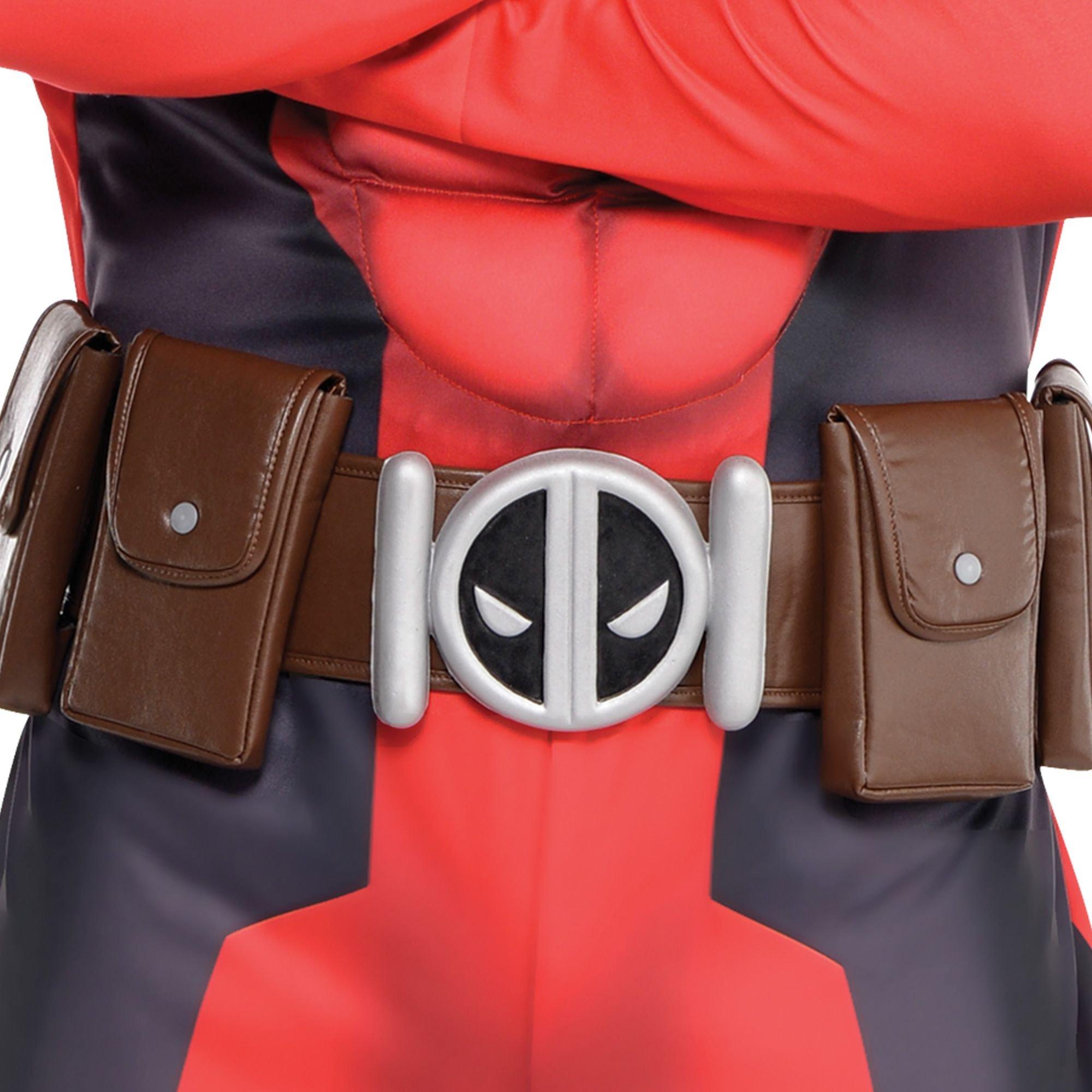 Adult Deadpool Muscle Costume | Party City