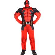 Adult Deadpool Muscle Costume Plus Size