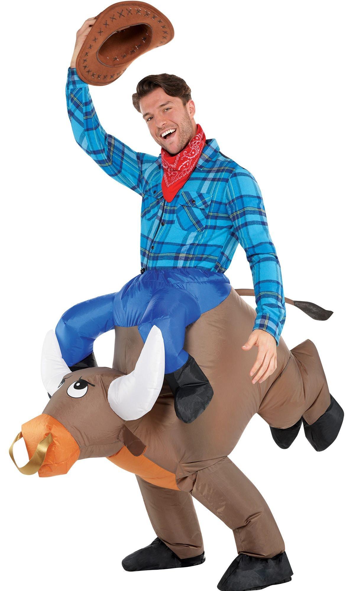 Adult Inflatable Bull Ride On Costume