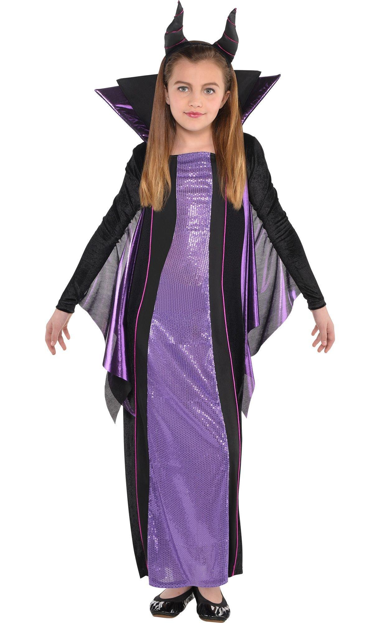 Girls Maleficent Costume - Sleeping Beauty