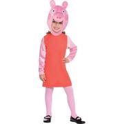Girls Peppa Pig Costume