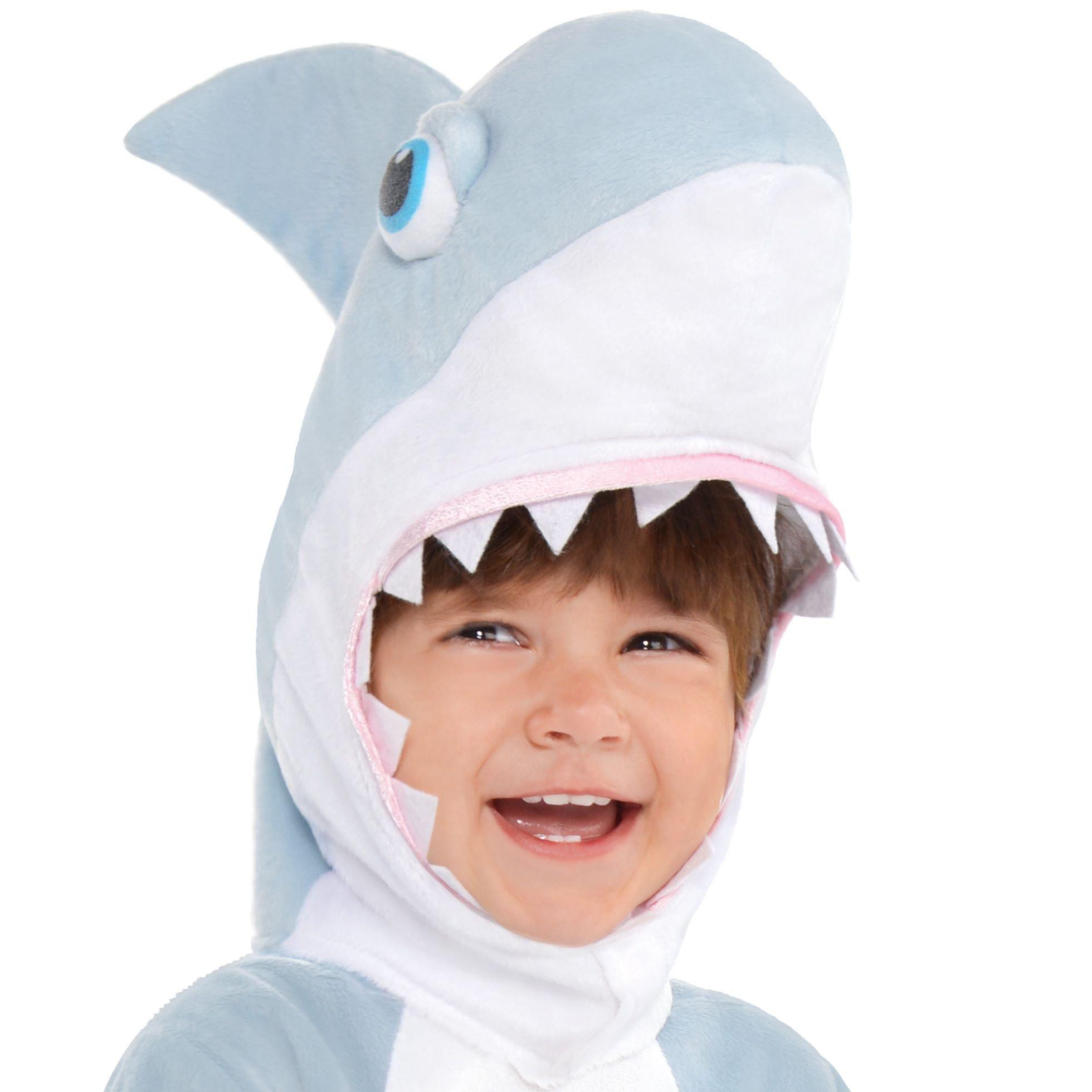 Dress Up America Shark Costume for Kids Blue Baby Shark Halloween Costume  for Children.