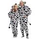 Adult Zipster Cow One Piece Costume Plus Size