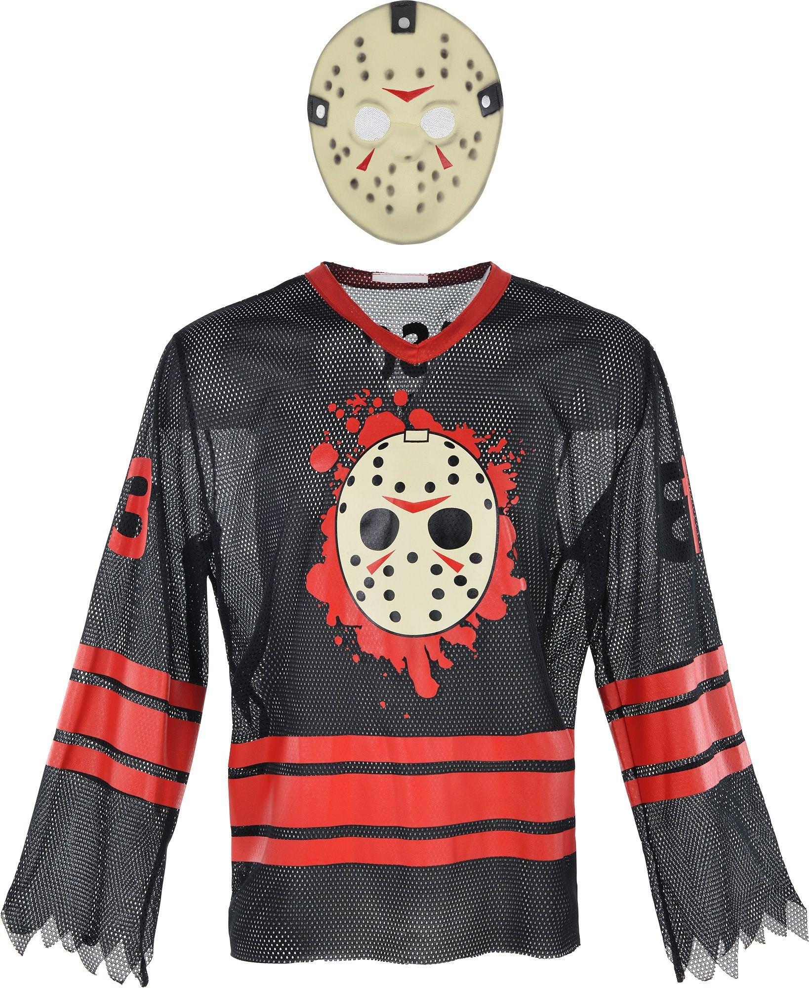 Friday The 13th, Jason Hockey Jersey and Mask Costume