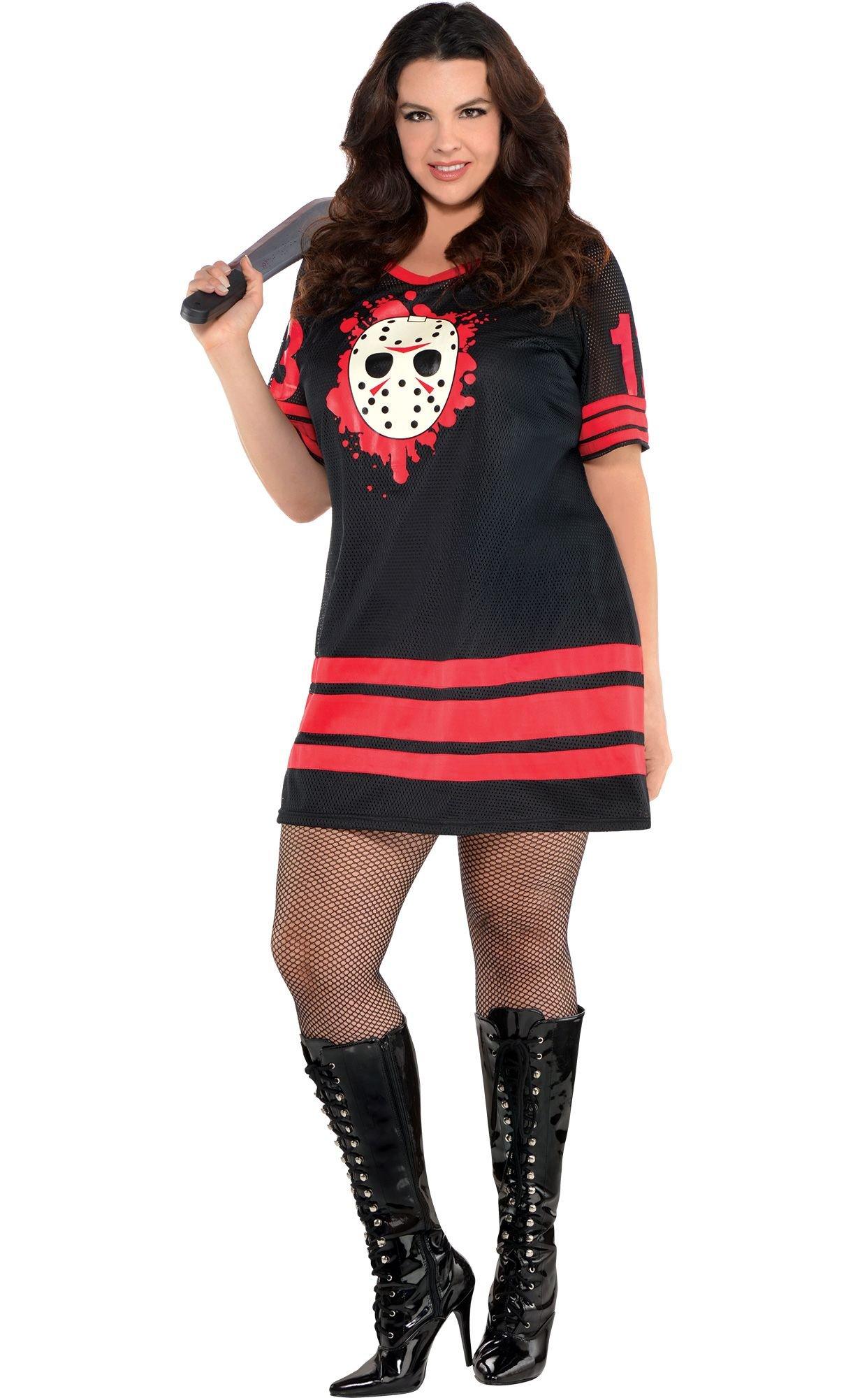 Adult Miss Voorhees Costume Plus Size - Friday the 13th