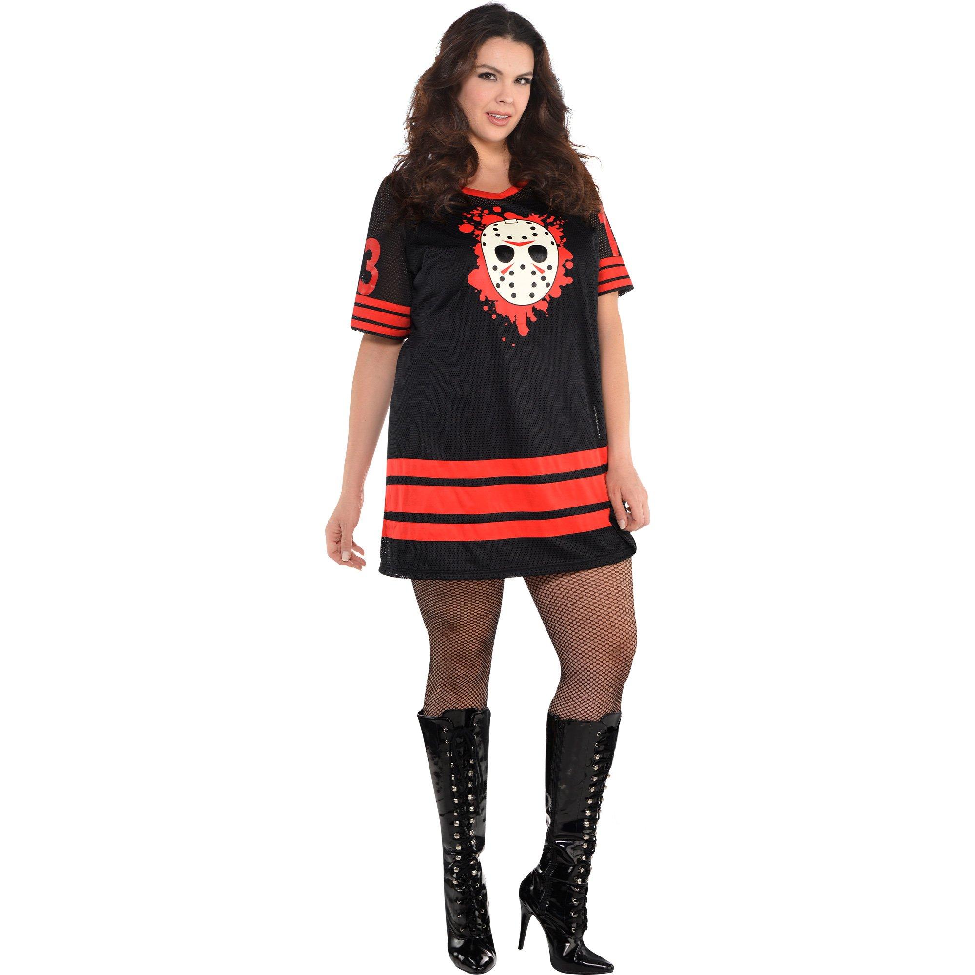 Adult Miss Voorhees Costume Plus Size - Friday the 13th