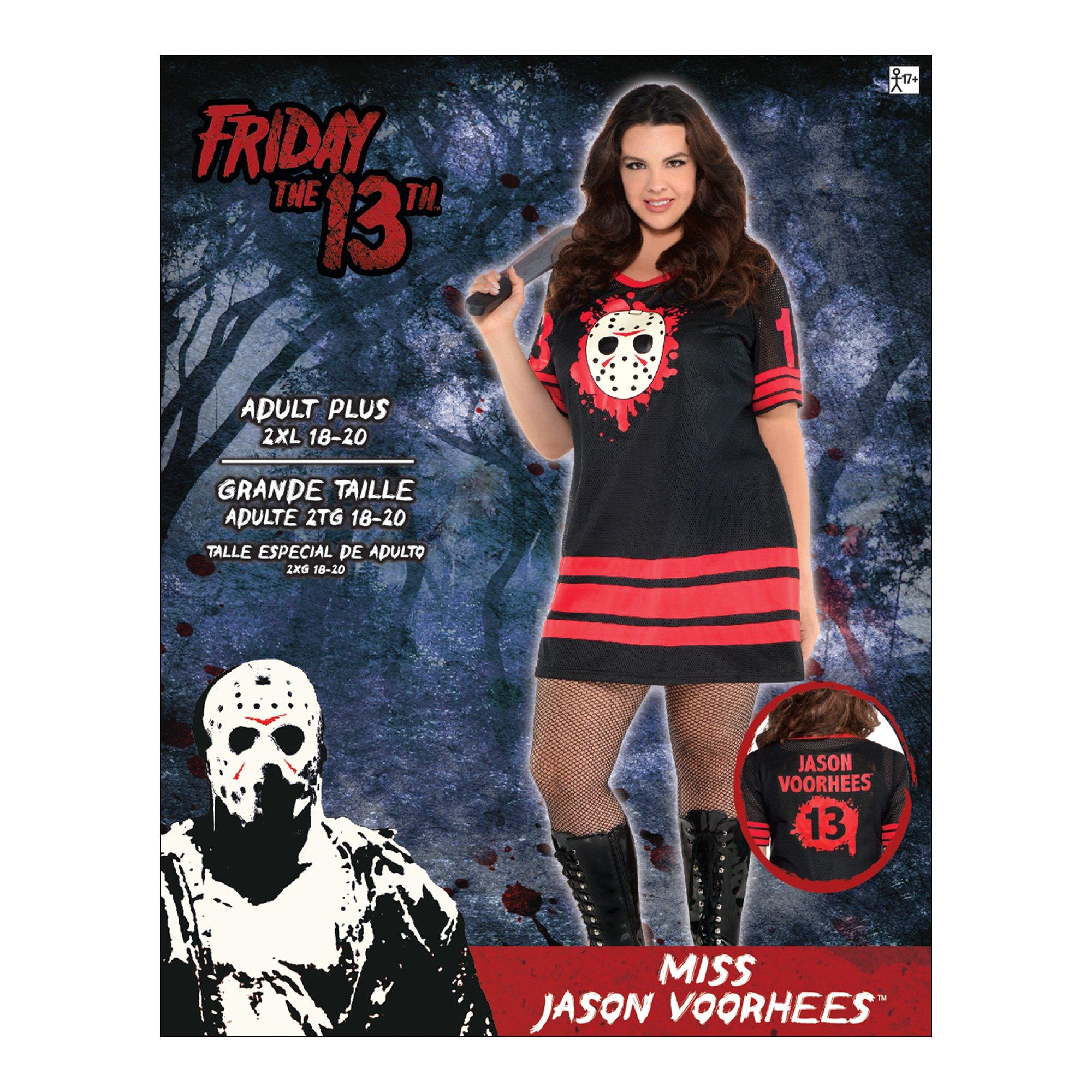 Adult Miss Voorhees Costume Plus Size - Friday the 13th